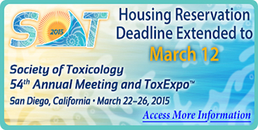 九游会老哥俱乐部将加入美国第54届毒理协会年度聚会及展览会